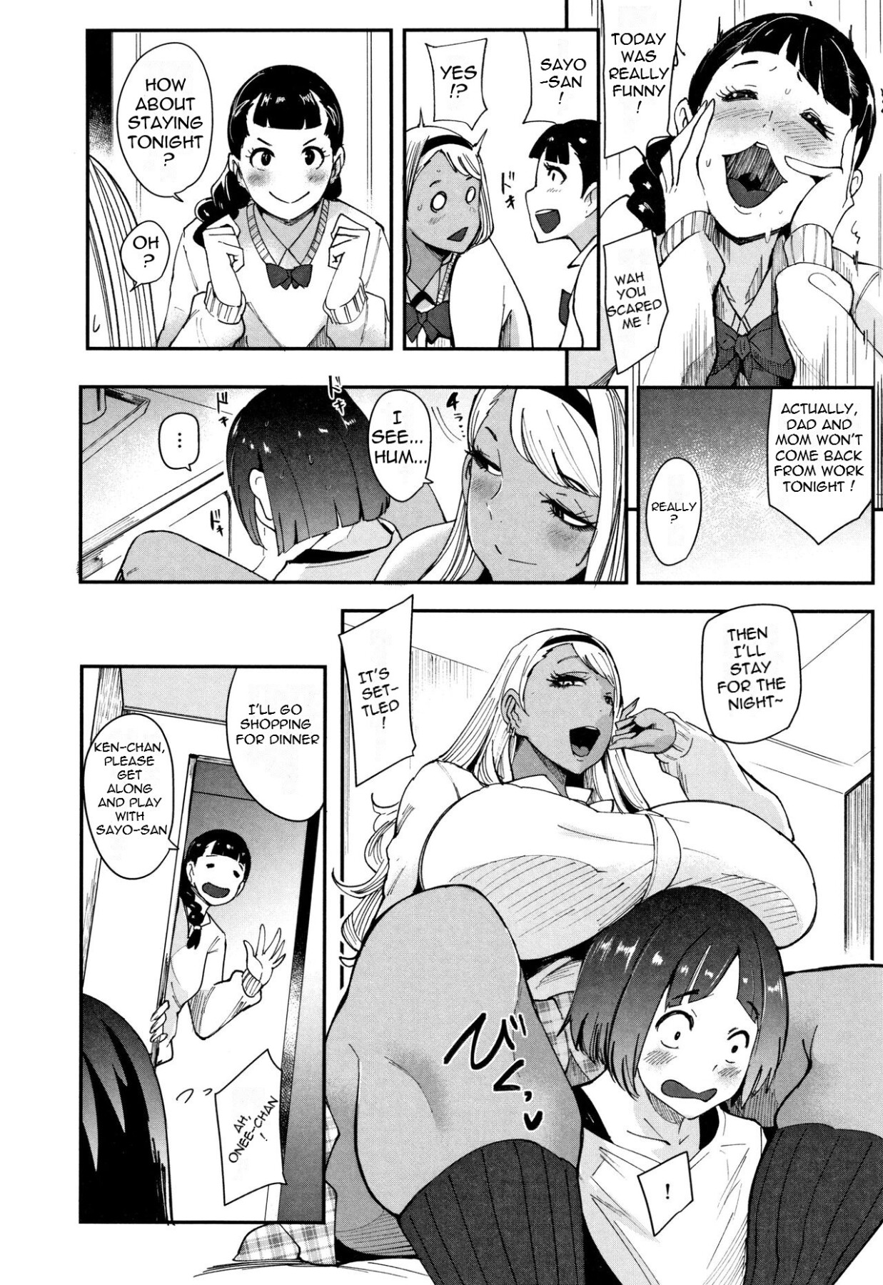 Hentai Manga Comic-Gyaru Game-Read-10